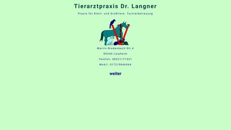 Dr. Christian Langner